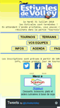 Mobile Screenshot of m.estivalesdevolley.fr